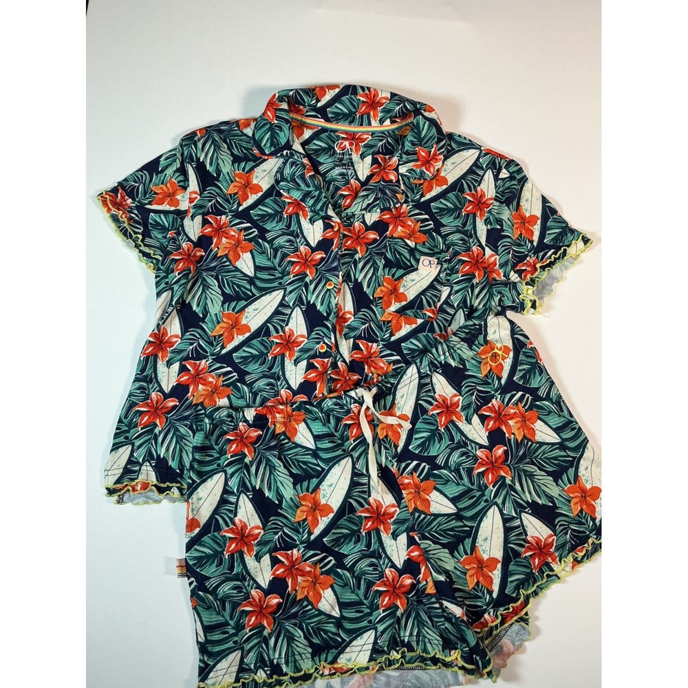 OP Ocean Pacific Sunny Days Tropical PJ Set Size M